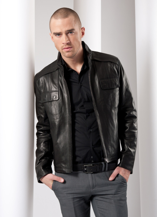 фото Кожаная куртка модель № KP-18