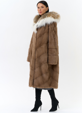 Норковая шуба с рысью