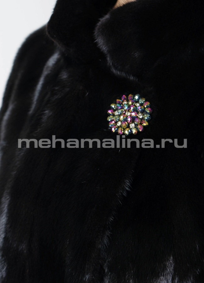 Шуба из норки модель № S-706 универмаг малина