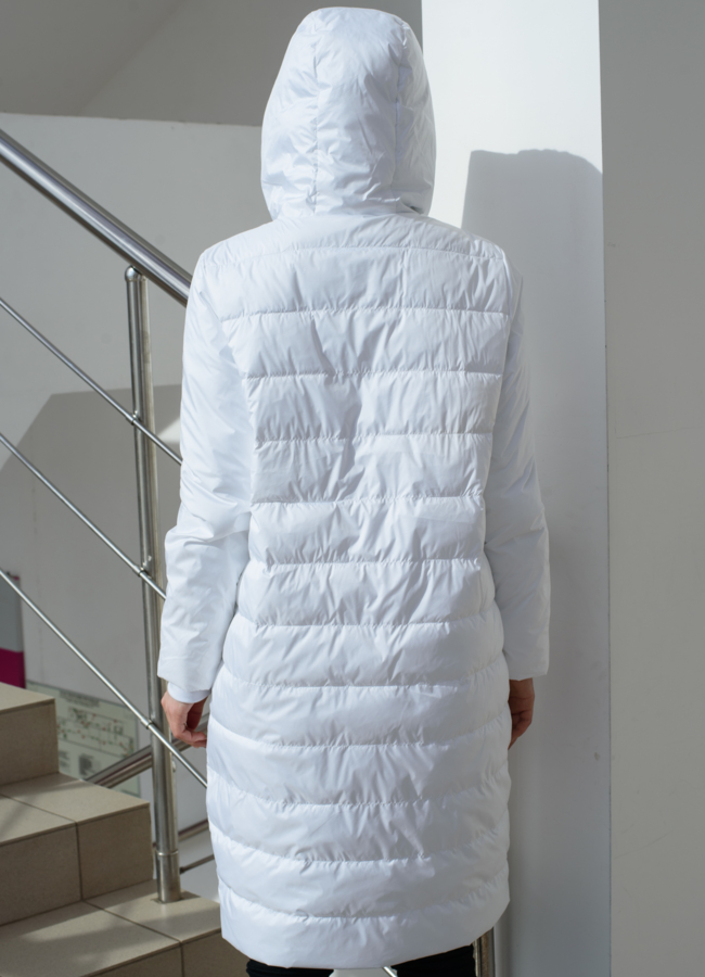 Женское полупальто с капюшоном  модель № 22522 универмаг малина