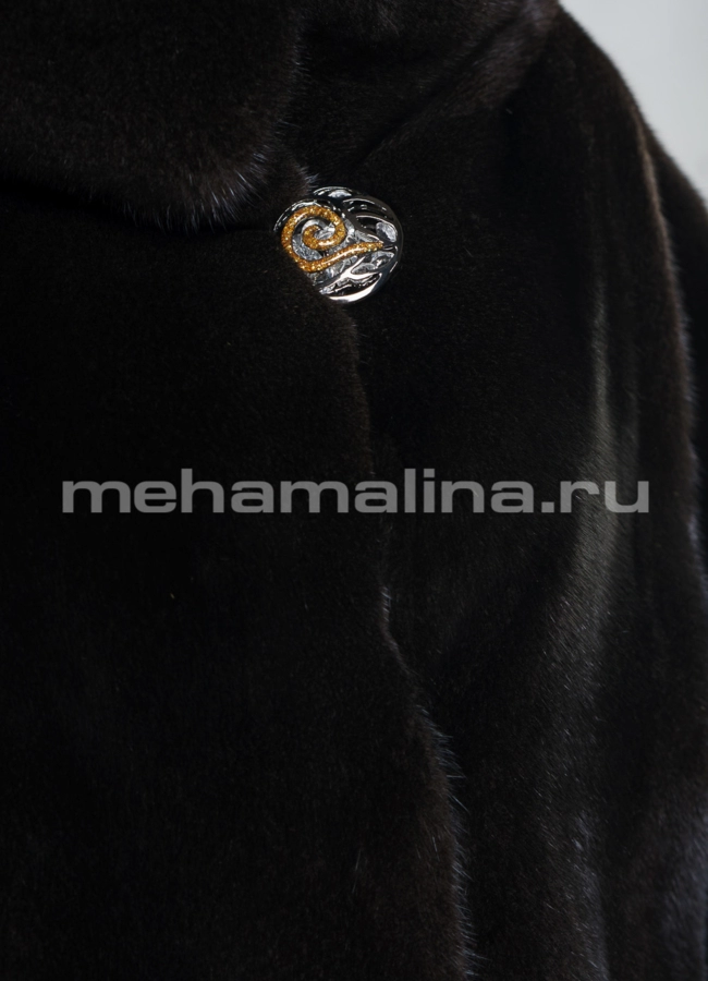 Шуба из норки модель № S-635 универмаг малина