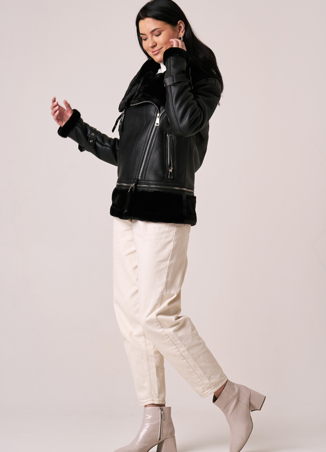 Дубленка искусственная трансформер модель № 315 в кредит