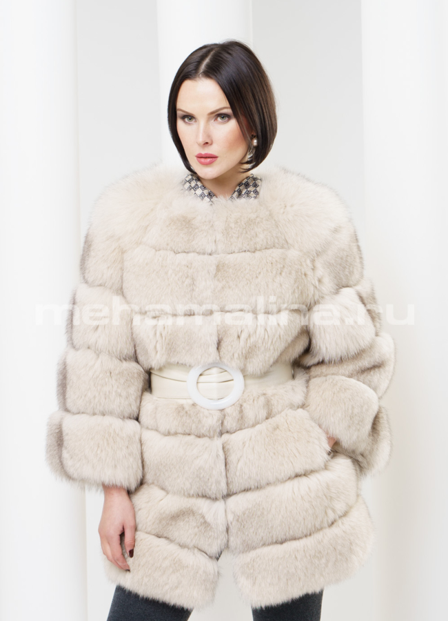 Шуба из песца модель № S-322 в рассрочку