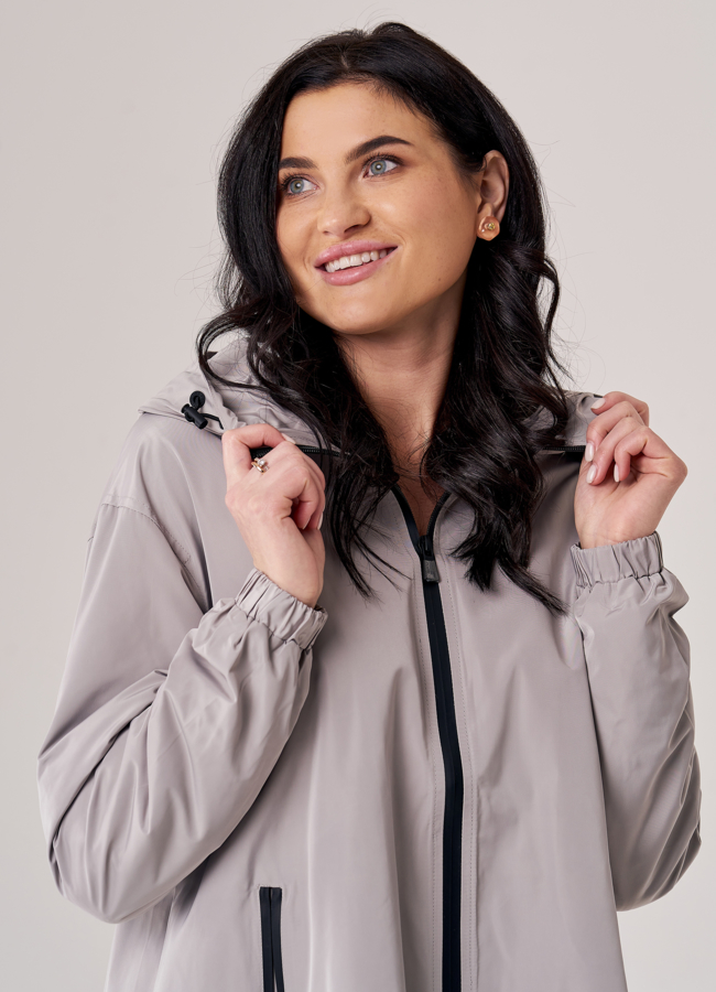 Плащ женский с капюшоном модель № 20776 универмаг малина