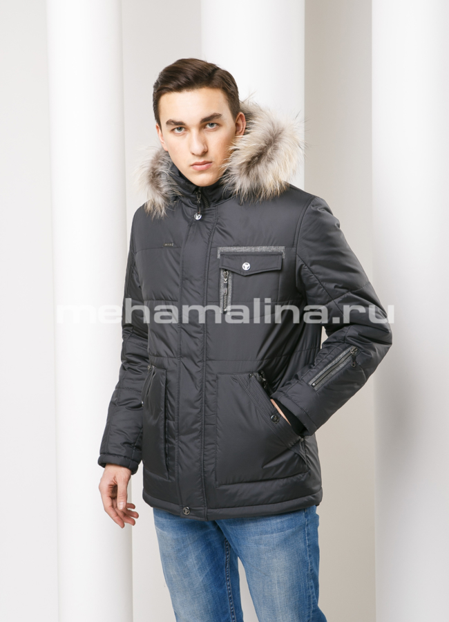 фото Зимняя куртка на молнии модель № KM-30