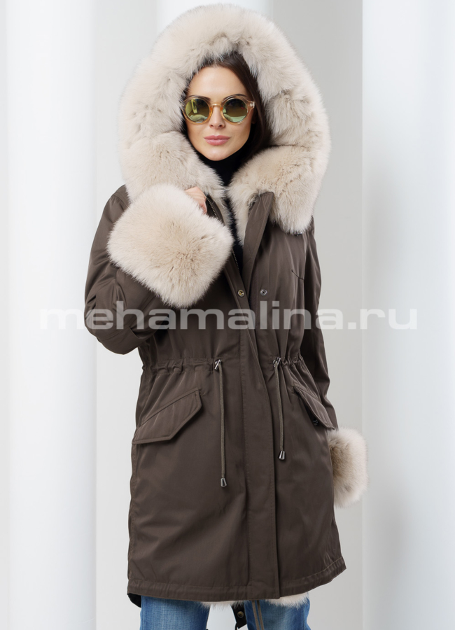 фото Парка на меху Malina siberian wear модель № П-105