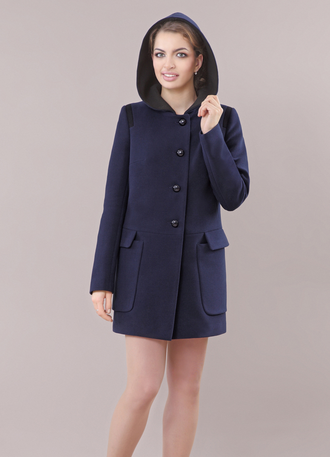 Пальто из турецкого велюра модель № М-377-1 меха малина