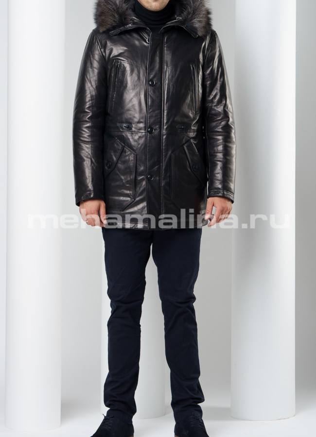 Мужской пуховик модель № ПМ-92 универмаг малина