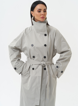 Длинный женский плащ 