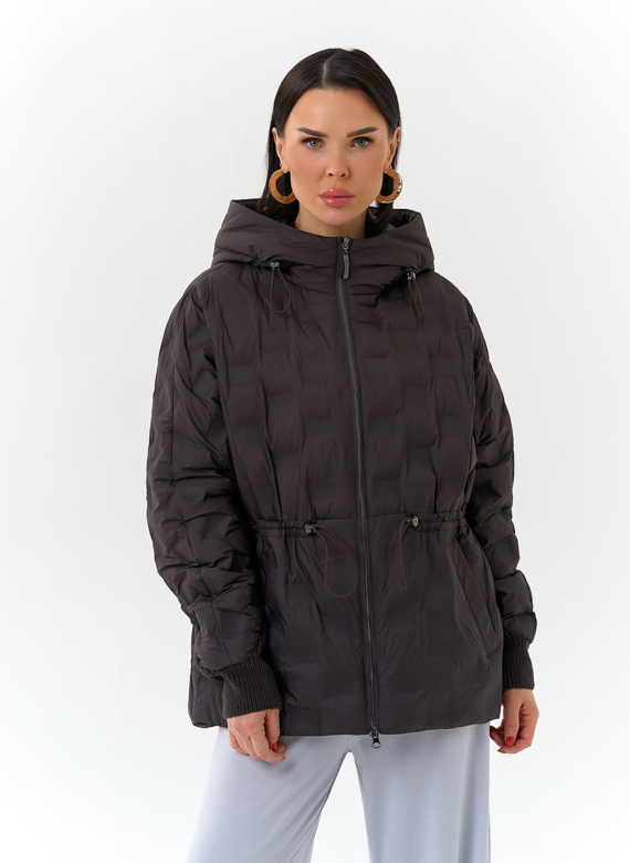 Женская куртка с капюшоном