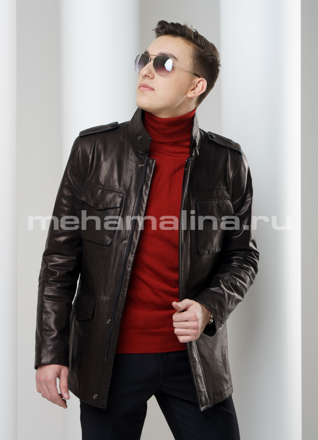 фото Куртка из кожи модель № KP-167