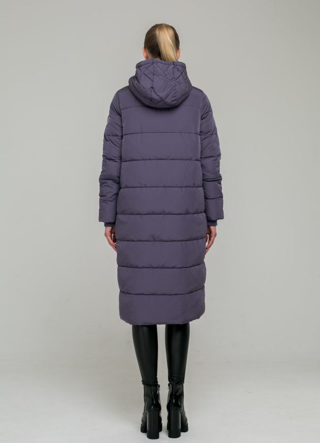 Удлиненный пуховик ODRI модель № П-244 в кредит