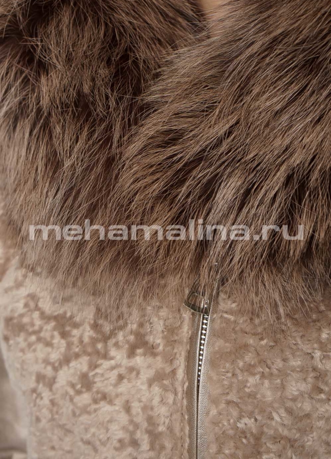 Пуховик из эко кожи на молнии с капюшоном модель № 6126 универмаг малина