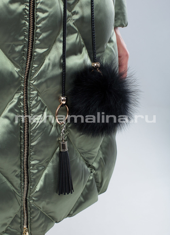 Пуховик утепленный Clasna модель № П-262 универмаг малина