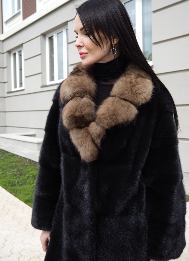 фото Шуба из норки модель № S-781