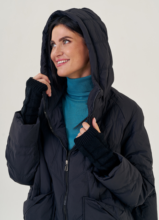 Женский пуховик оверсайз Malina Siberian модель № 23232 универмаг малина