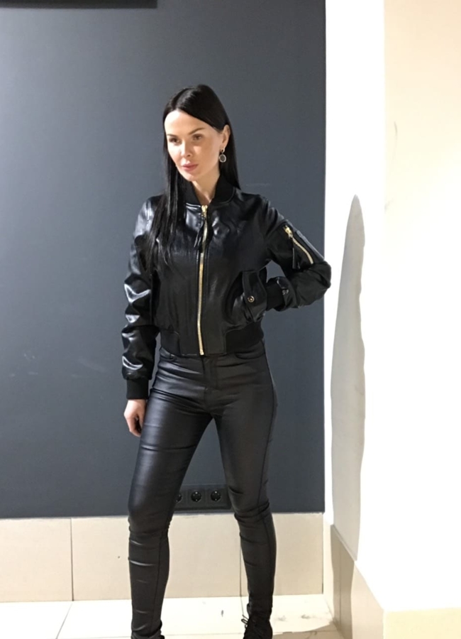 Куртка из эко кожи  модель № 125 в рассрочку