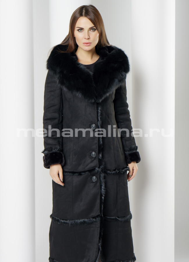 Дубленка эко модель № 17530 универмаг малина