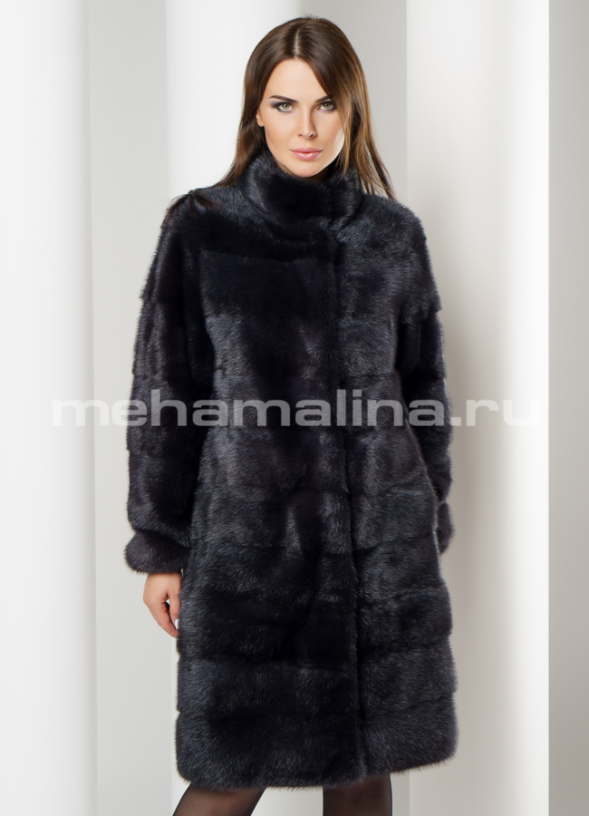 Норковая шуба модель № S-622 универмаг малина
