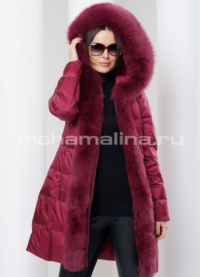 Женская парка модель № П-104 универмаг малина