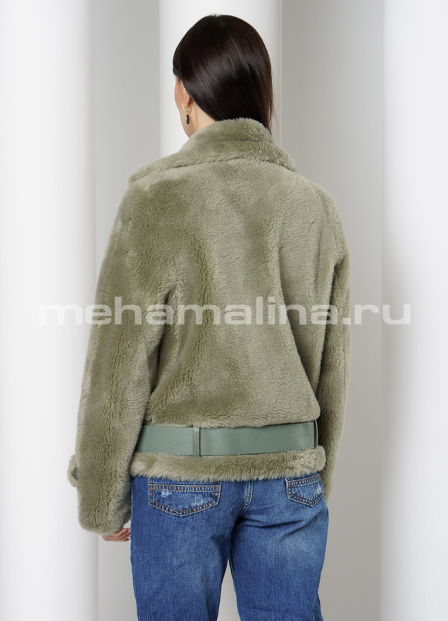 Шуба из эко меха укороченная  модель № 970 в кредит