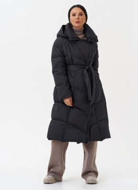 Женский пуховик с капюшоном 