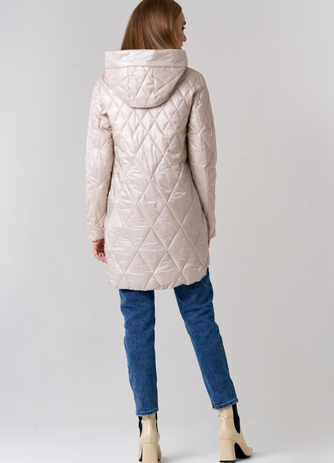 фото Стеганое полупальто 