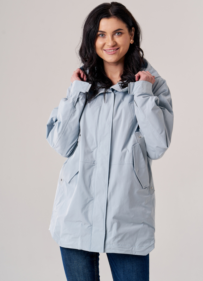 Ветровка женская голубого цвета модель № T4F W9638 в рассрочку