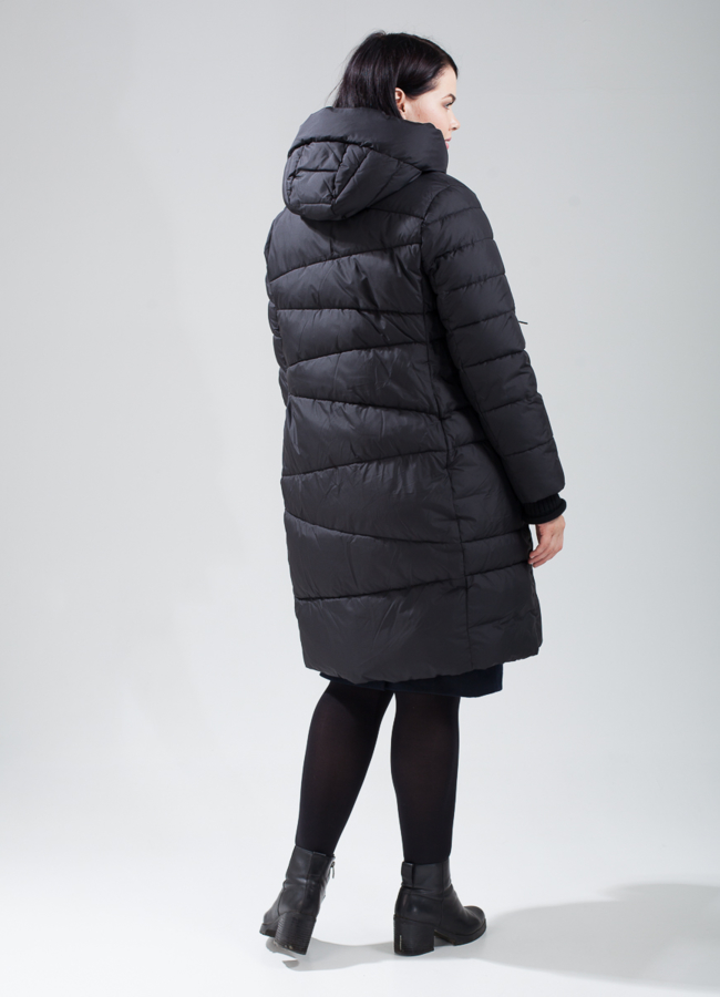 фото Пуховик женский на биопухе модель № П-355