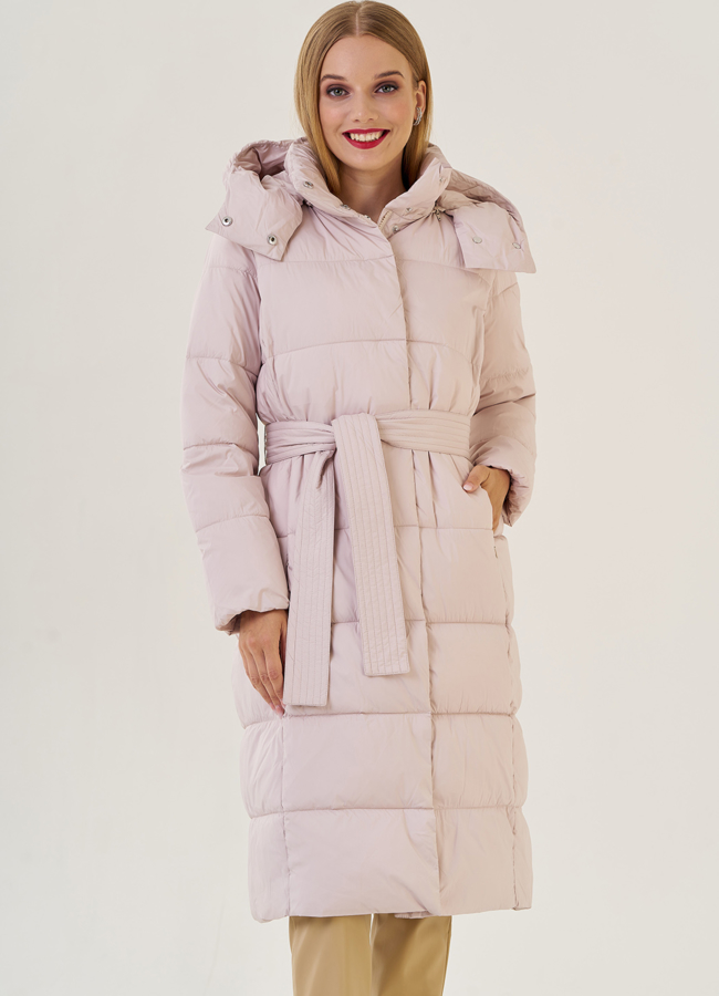 фото Пуховик женский с капюшоном  модель № 23209