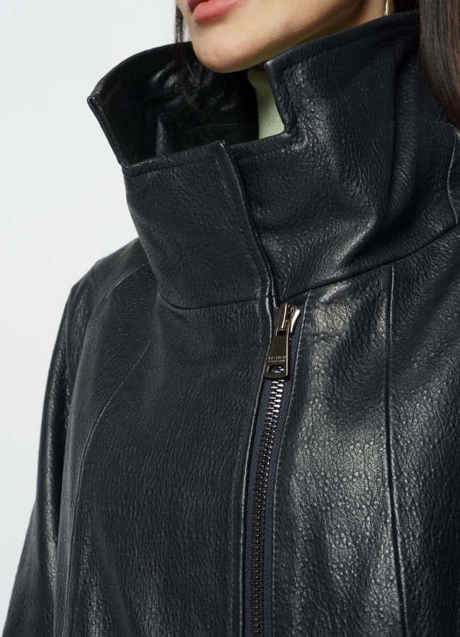 Плащ из натуральной кожи модель № 10746 универмаг малина