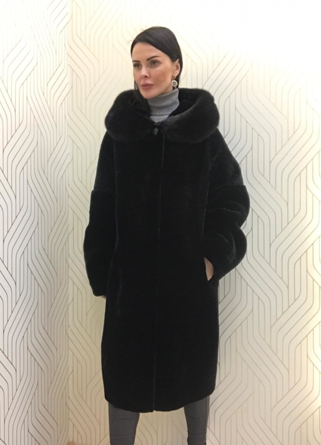 Шуба из мутона модель № Р-87 в кредит