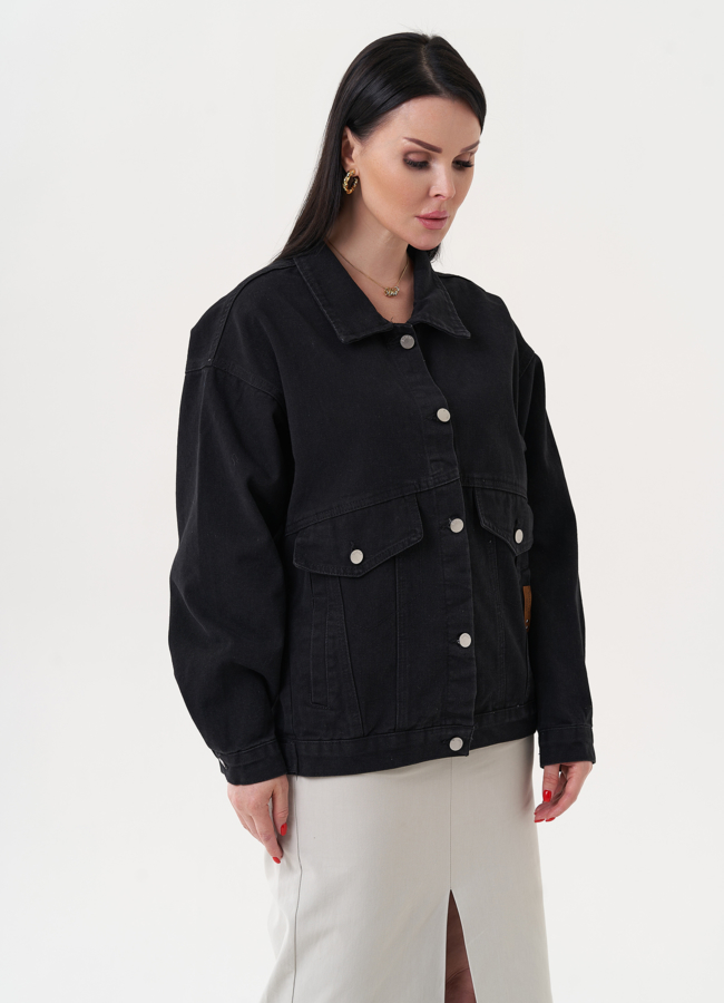 фото Женская джинсовая куртка модель № 27252