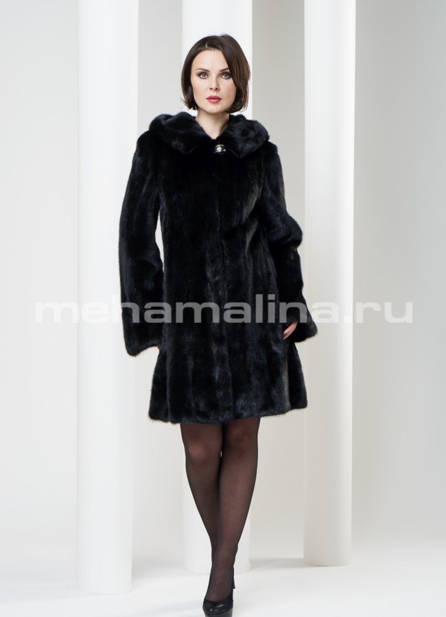 фото Шуба из норки годе. Длина 90см модель № S-175
