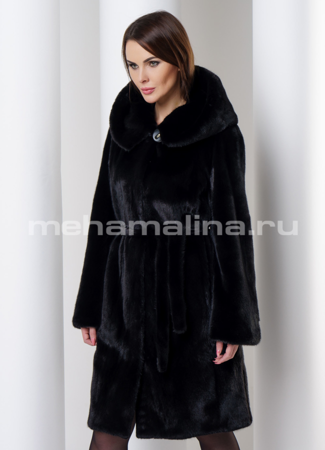 фото Шуба из скандинавской норки модель № S-556