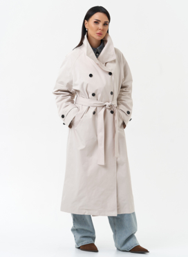 Длинный женский плащ 