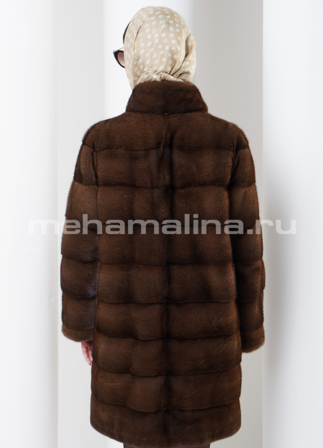 Шуба из скандинавской норки модель № S-457 в кредит