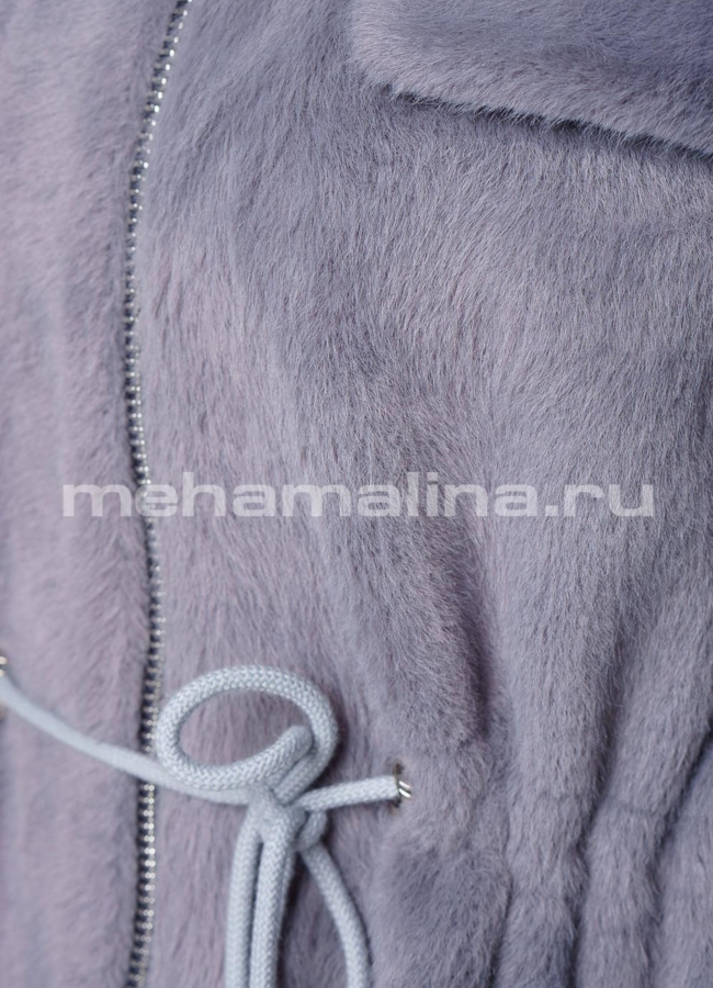 Женское пальто из ворсовой ткани модель № 035 универмаг малина