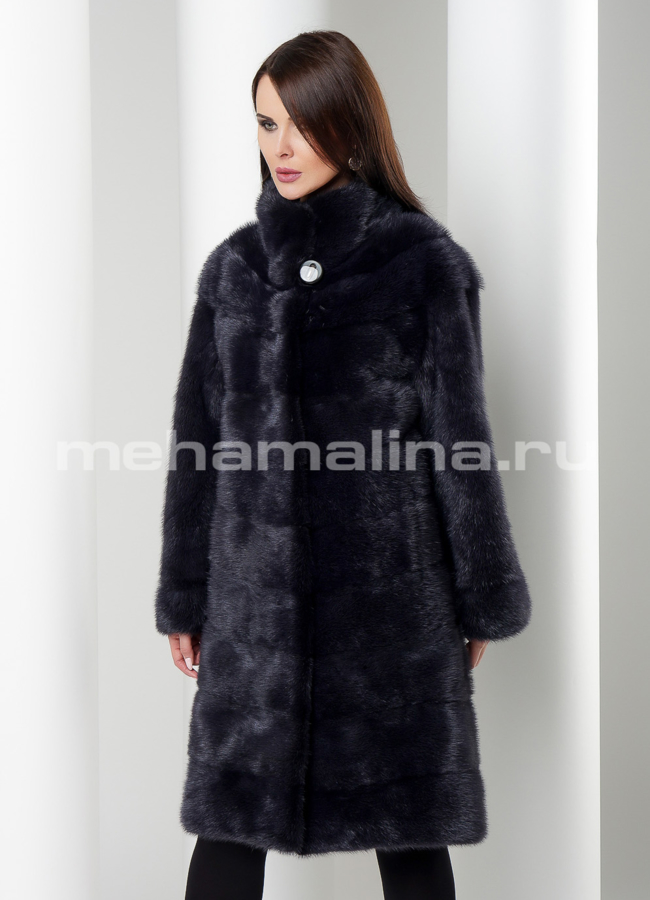 Норковая шуба модель № S-535 универмаг малина