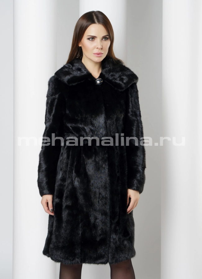 Норковая шуба модель № S-673 универмаг малина