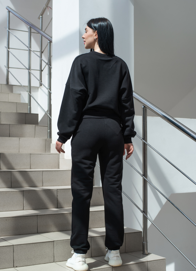 Брюки женские черного цвета  модель № 22558 универмаг малина