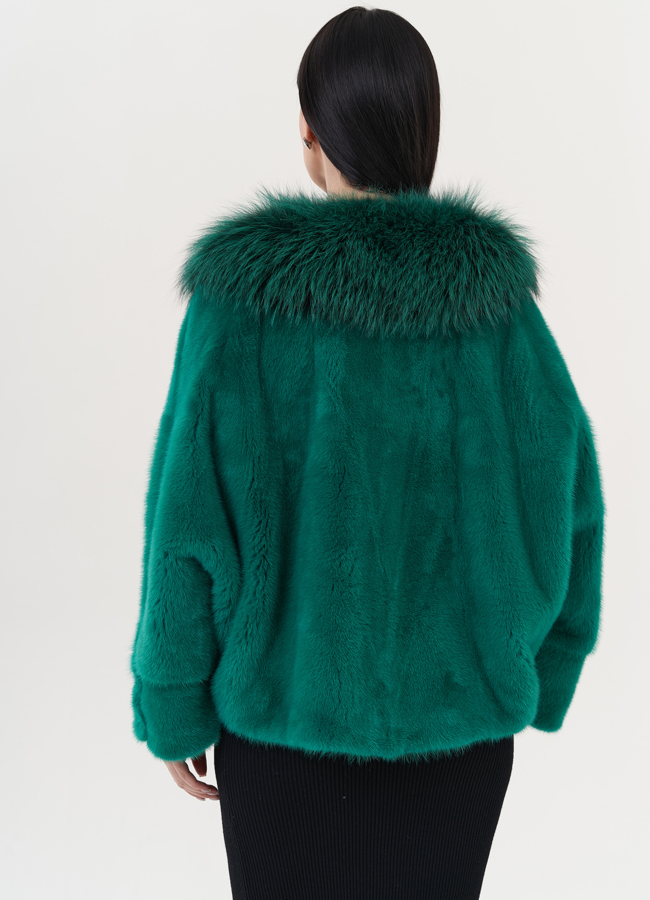 Женская шуба из меха норки модель № 26006 в кредит