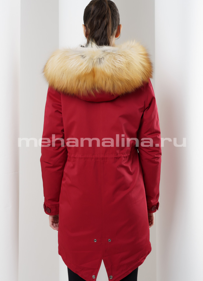 Меховая парка Malina siberian wear модель № П-86 универмаг малина
