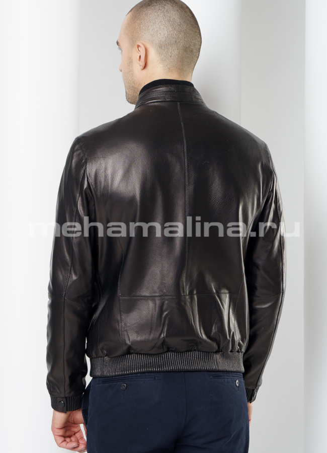 Кожаная куртка модель № KP-209 в кредит
