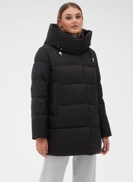 Женский пуховик с капюшоном