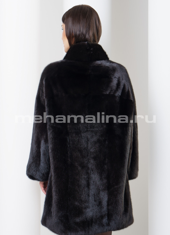 Шуба из скандинавской норки модель № S-455 универмаг малина