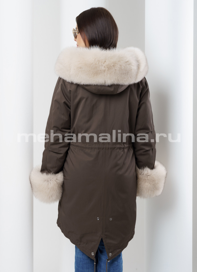 Парка на меху Malina siberian wear модель № П-105 в кредит