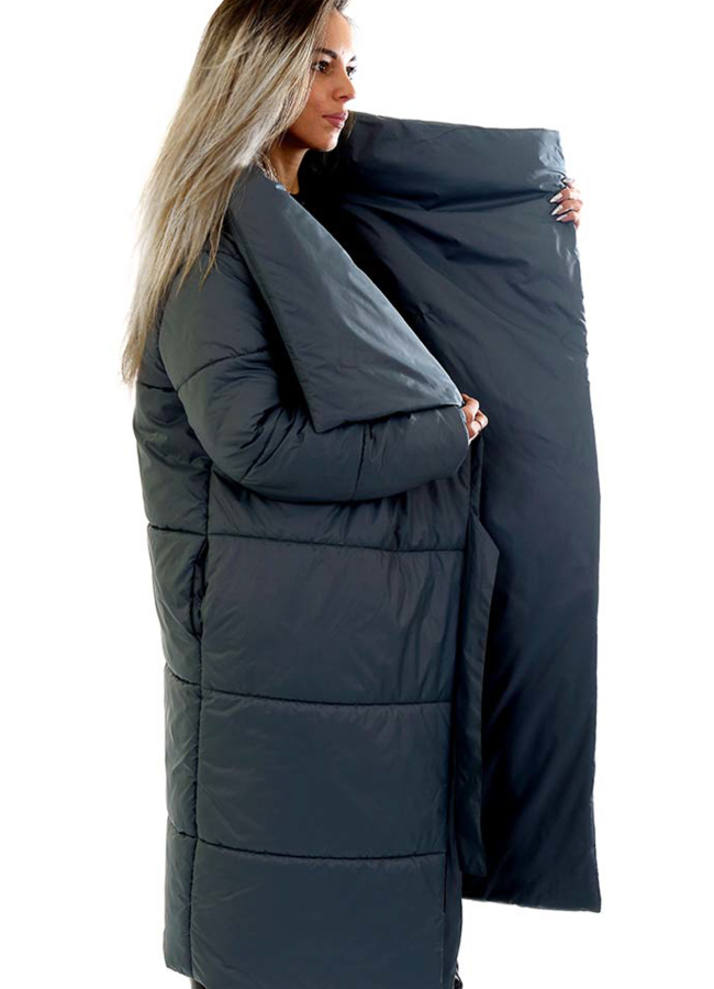 фото Удлиненный пуховик модель № П-228