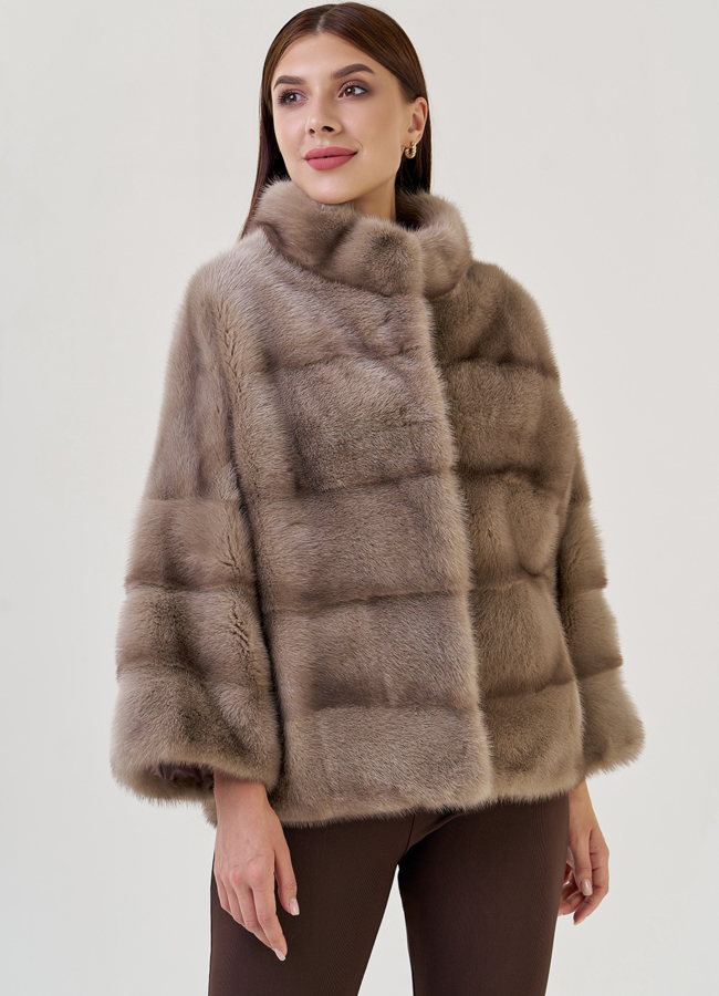 Куртка из норки модель № 23224 универмаг малина