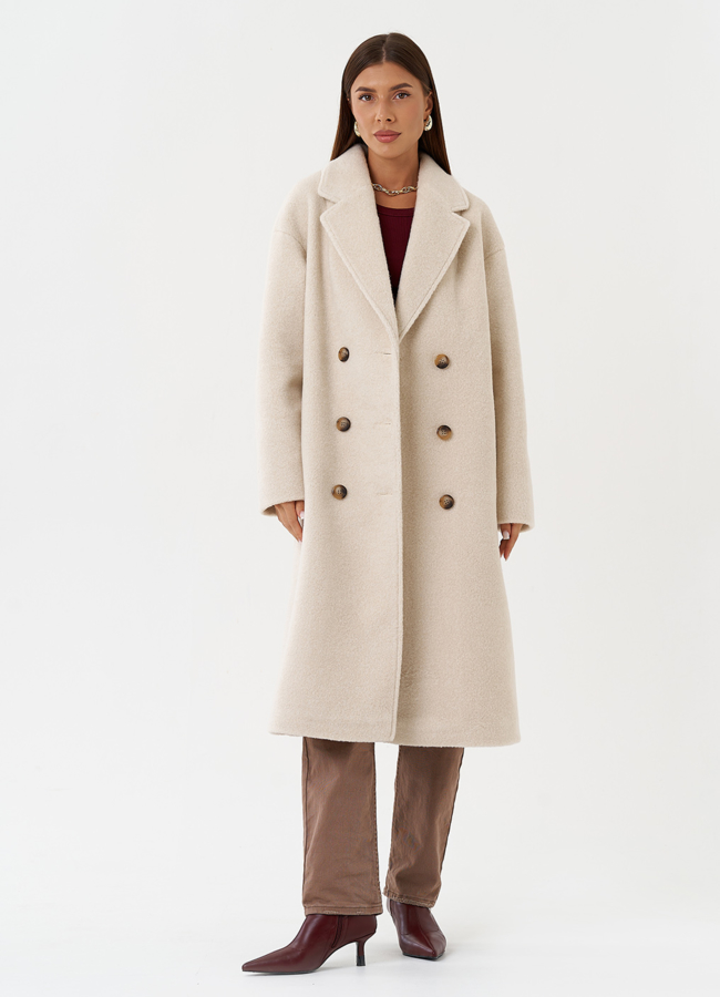 Женское пальто с английским воротником модель № 28311 универмаг малина